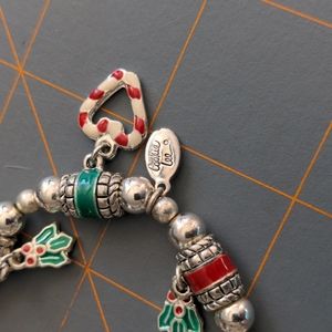 Cookie Lee holiday charm bracelet
